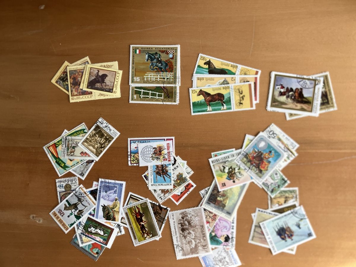 Alle Briefmarken: Briefmarken mit Pferden – Gebraucht aus Lyss von Punktum01
