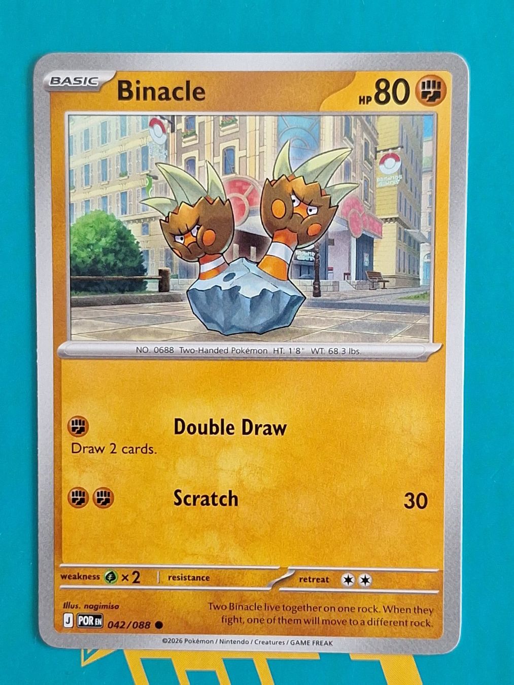Pokémon Carte collezionabili: Binacle - Pokemon Perfect Order – Usato da Altstätten SG venduto da GGsGameshop