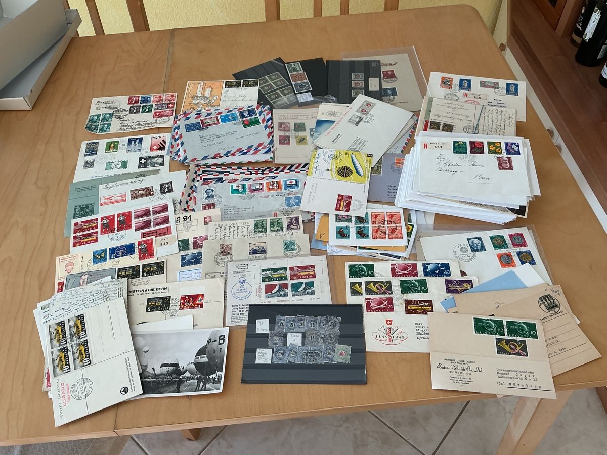 Alle Briefmarken: Lotto buste e cartoline Svizzera pro Juventute ed aerea  – Gebraucht aus cassina d'agno von Scorti1961 8