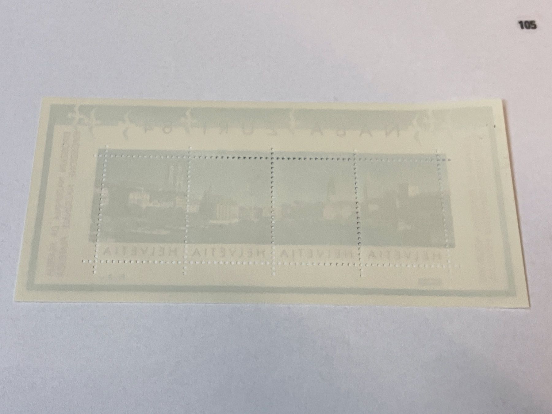 Alle Briefmarken: NABA Block 1984 – Gebraucht aus Horw von luzernicus 2