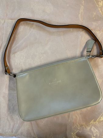 Mollerus Tasche Lackleder beige