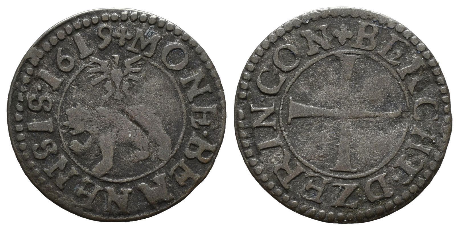 Tutti le monete: Bern Kreuzer 1619 , 2-199g  /5 – Usato da Trimbach venduto da Solothurn1