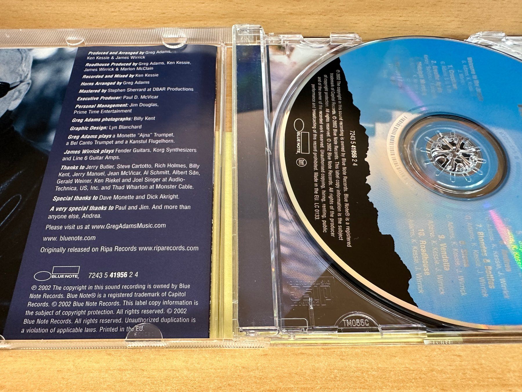 CD: Greg Adams – Midnight Morning – Usato da Rikon im Tösstal venduto da Alpenmutz 2
