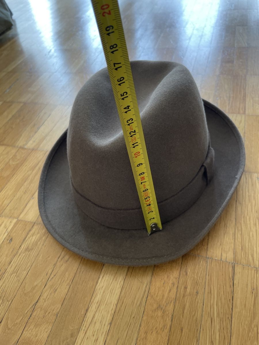 Hüte, Mützen & Caps: Vintage Fedora Hat Flechet Paris Brown – Gebraucht aus Neuchatel von shi_9fzw 3