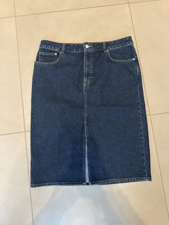 H&M Jeansrock blau Grösse 46 