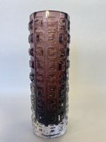 Whitefriars, Aubergine Aztec Vase 1970