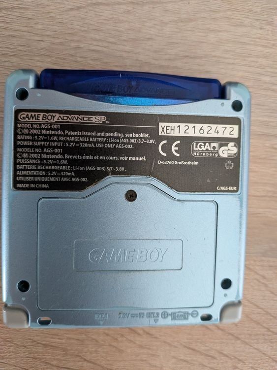 Nintendo Console: GBA Gameboy Advance SP Surf Blue – Usato da Beringen venduto da Gardosa 2