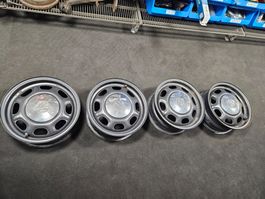 13"-VW Stahlfelgen mit Raddeckel