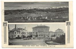 Kirchberg (SG) Togg. - Gruss vom Hotel Adler Jugendstil 1911
