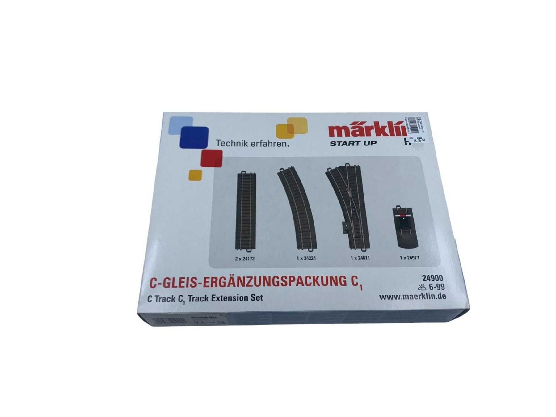 Märklin Modellini di ferrovie: Märklin 24900 H0 Startup C-Gleis – Nuovo e nell'imballaggio originale da Rorschach venduto da zubispielwaren