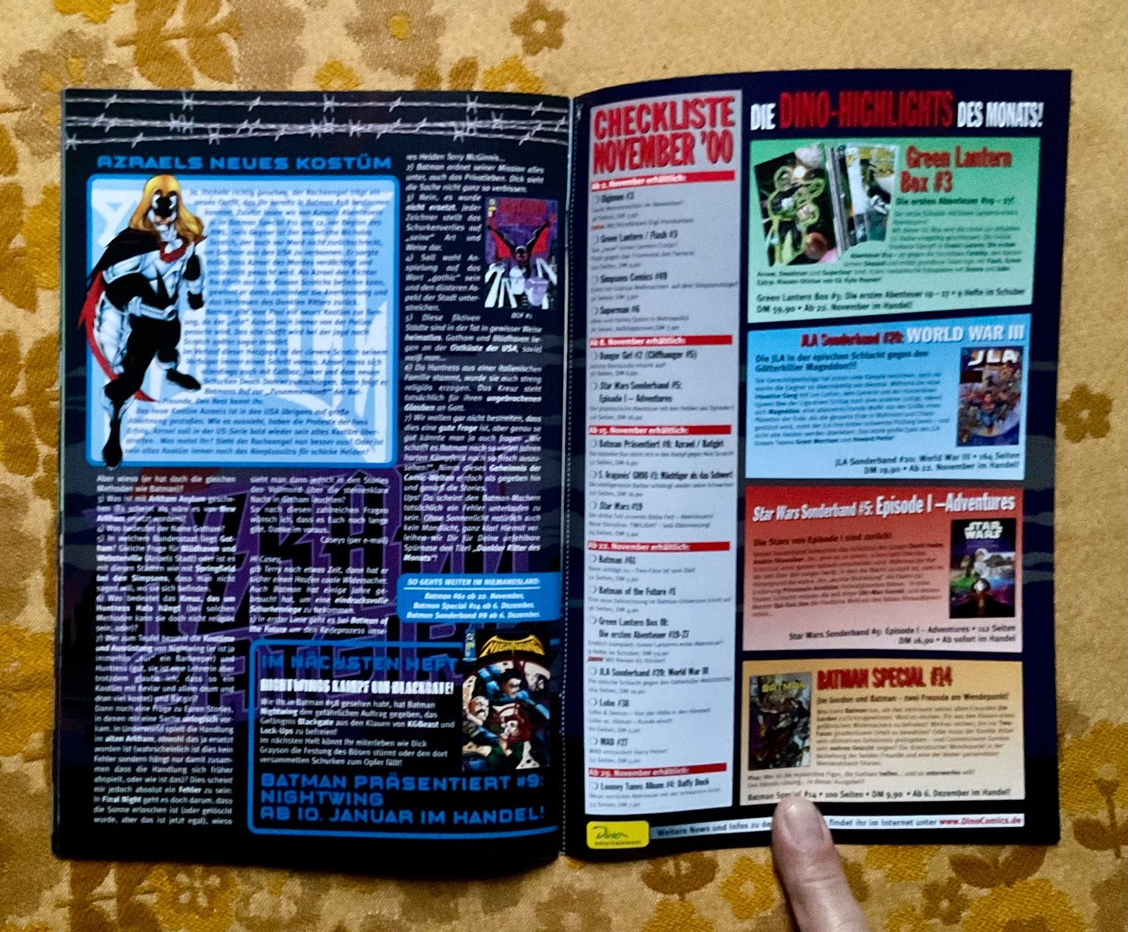 Fumetti: Batman präsentiert Heft Nr 8 von 2000 – Nuovo (secondo la descrizione) da Endingen venduto da nathan05 7