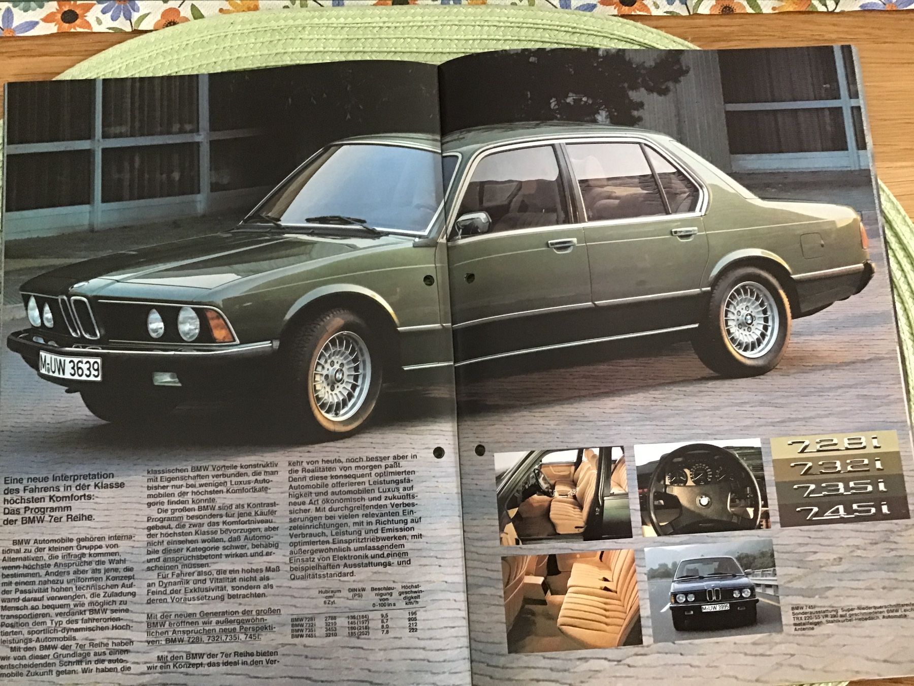 BMW Documenti: BMW-Programm 1981 Verkaufsprospekt gelocht 20 Seiten – Usato da Scherzingen venduto da Starseller62 5