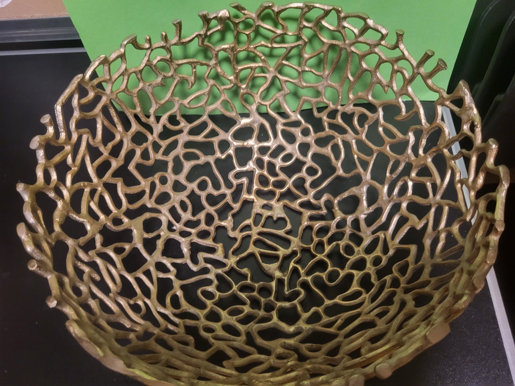 Alle Dekorationen: 2 Deko Schalen goldfarben – Gebraucht aus Grüsch von Marianna05