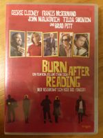 Burn after reading coen brothers DVD