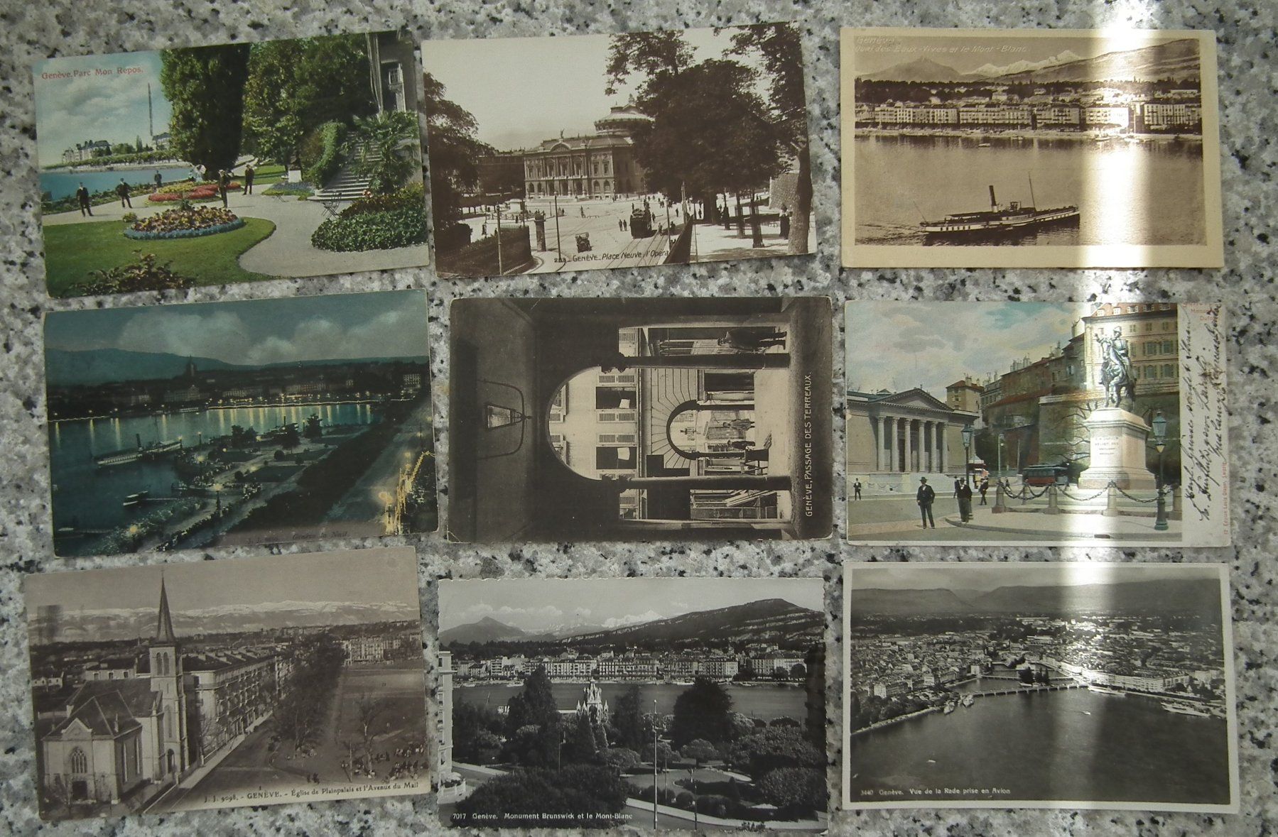 Cartoline postali: Genève  Ansichtskarten Diverse  21 Stück – Usato da Kriens venduto da WULLU99 2