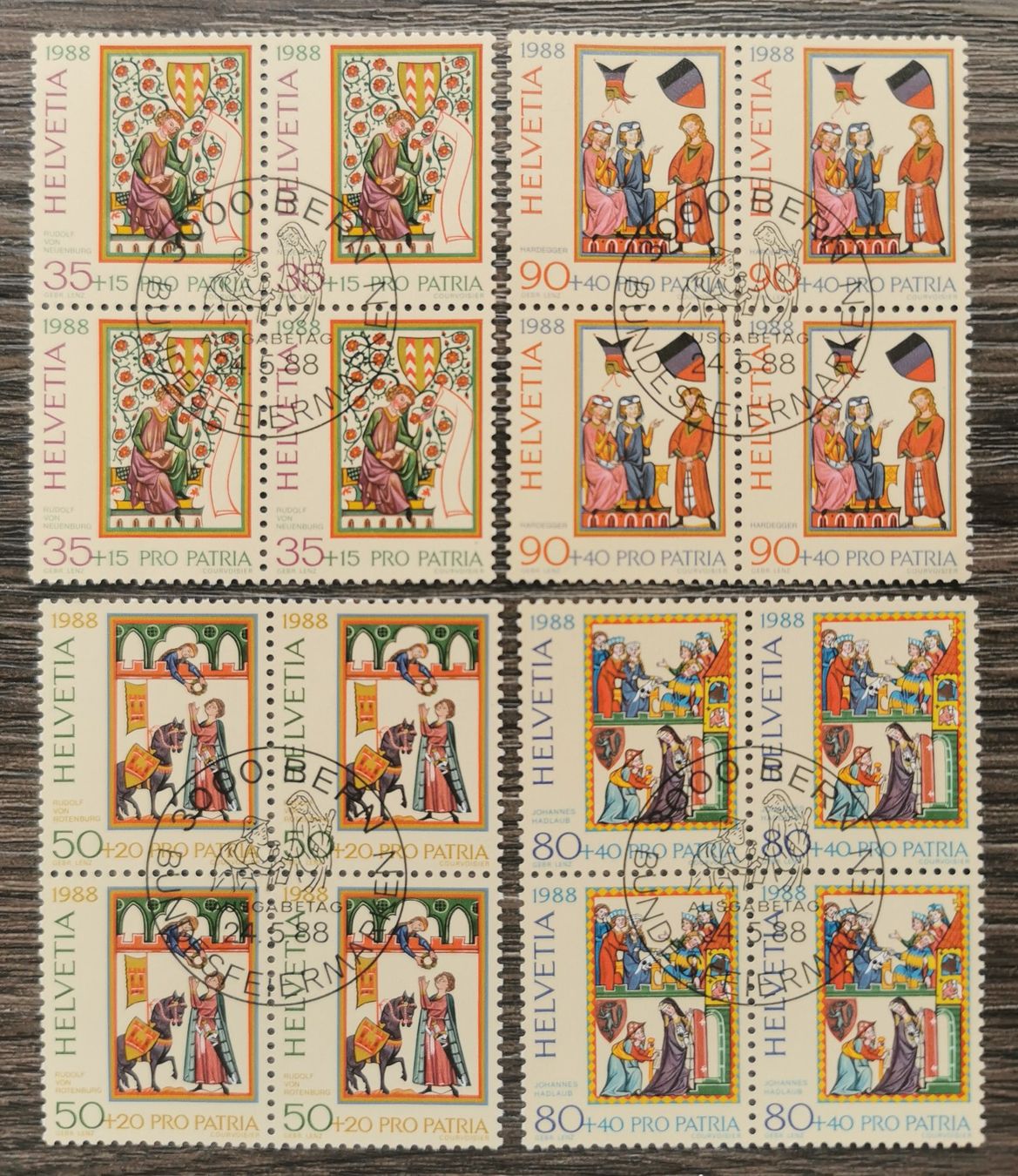Tutti i francobolli: TR05 Timbre Suisse 1988 – Usato da Cousset venduto da Patrick_Collections