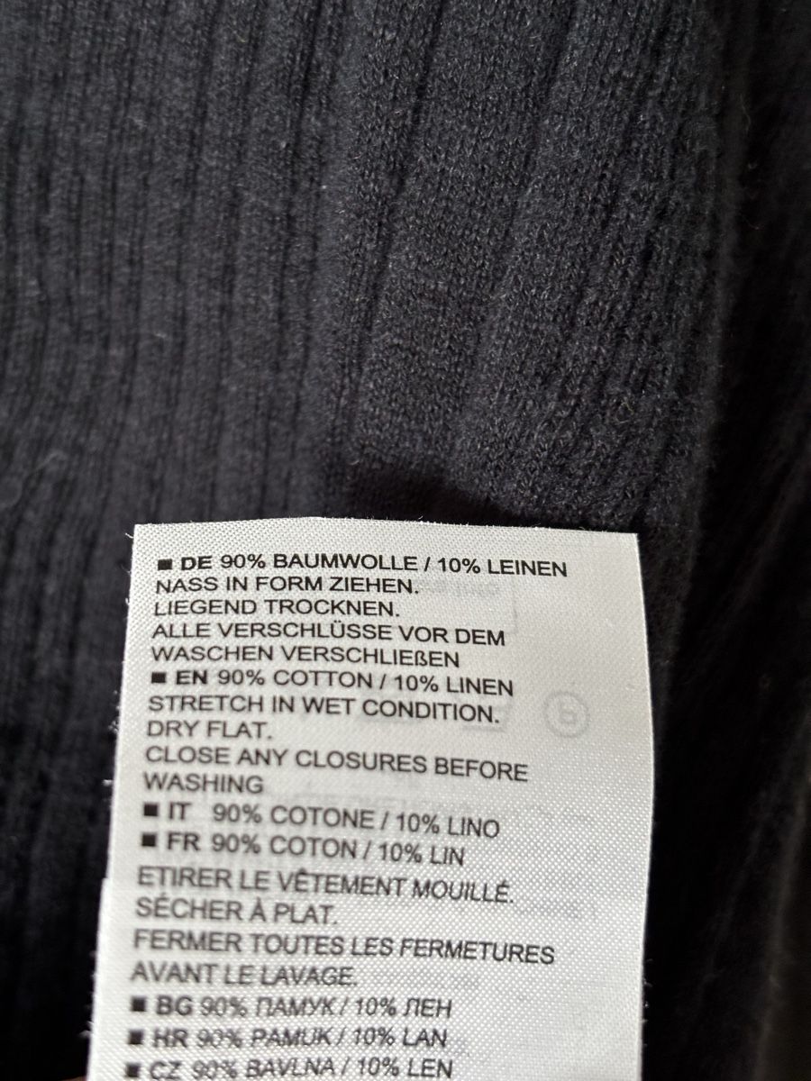 Marc O'Polo Giacche: Marc O Polo Strickjacke schwarz Leinen – Usato da Winkel venduto da Zimtguetzli 3