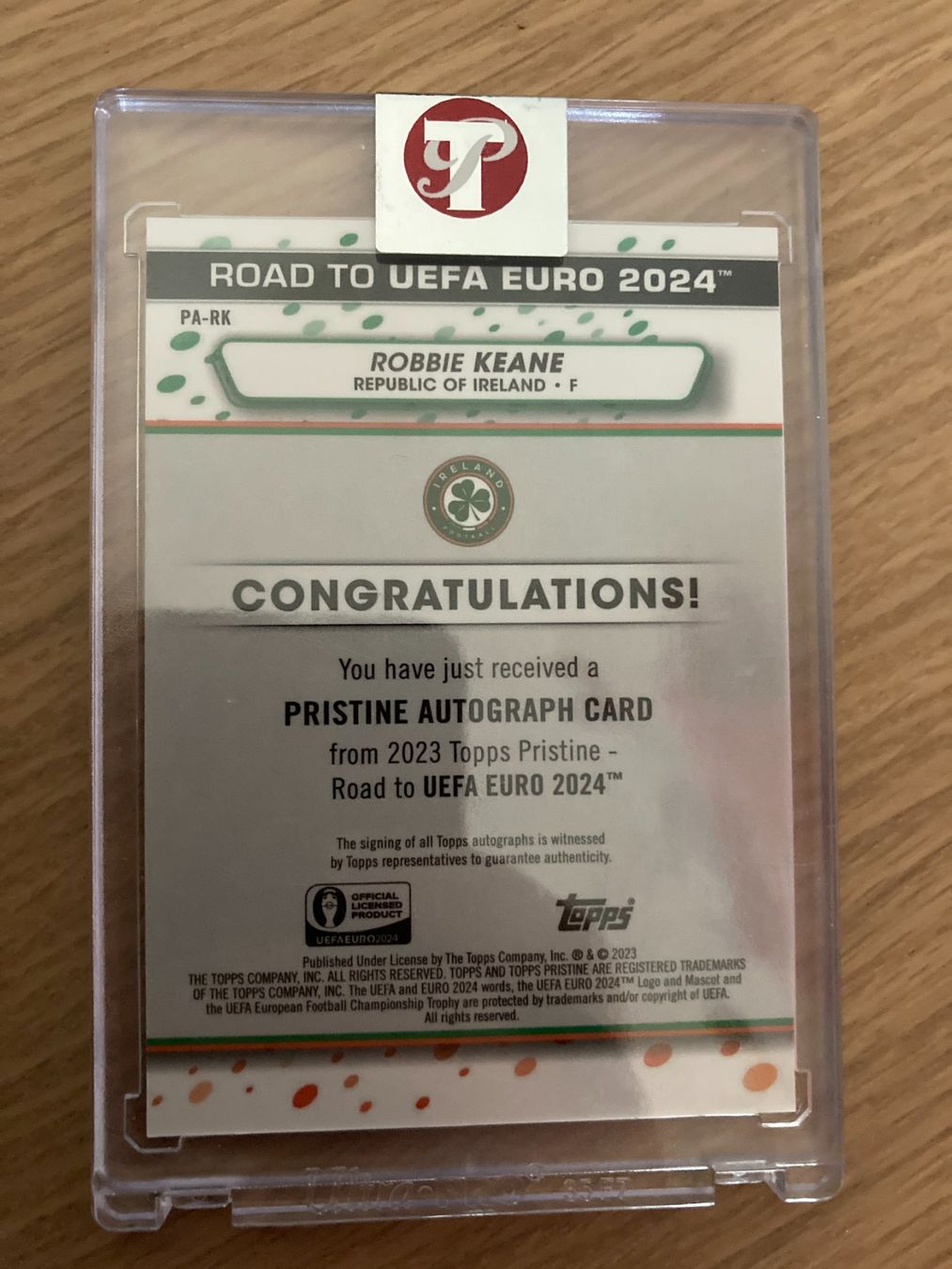 Topps Cartes à collectionner: Topps Pristine Euro 2024 - Robbie Keane Auto – D'occasion à La Tour-de-Peilz par Tyalos_Cards 1