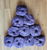 100% Baby Alpaka Wolle, super weich 500g, Farbe Lila, Neu!