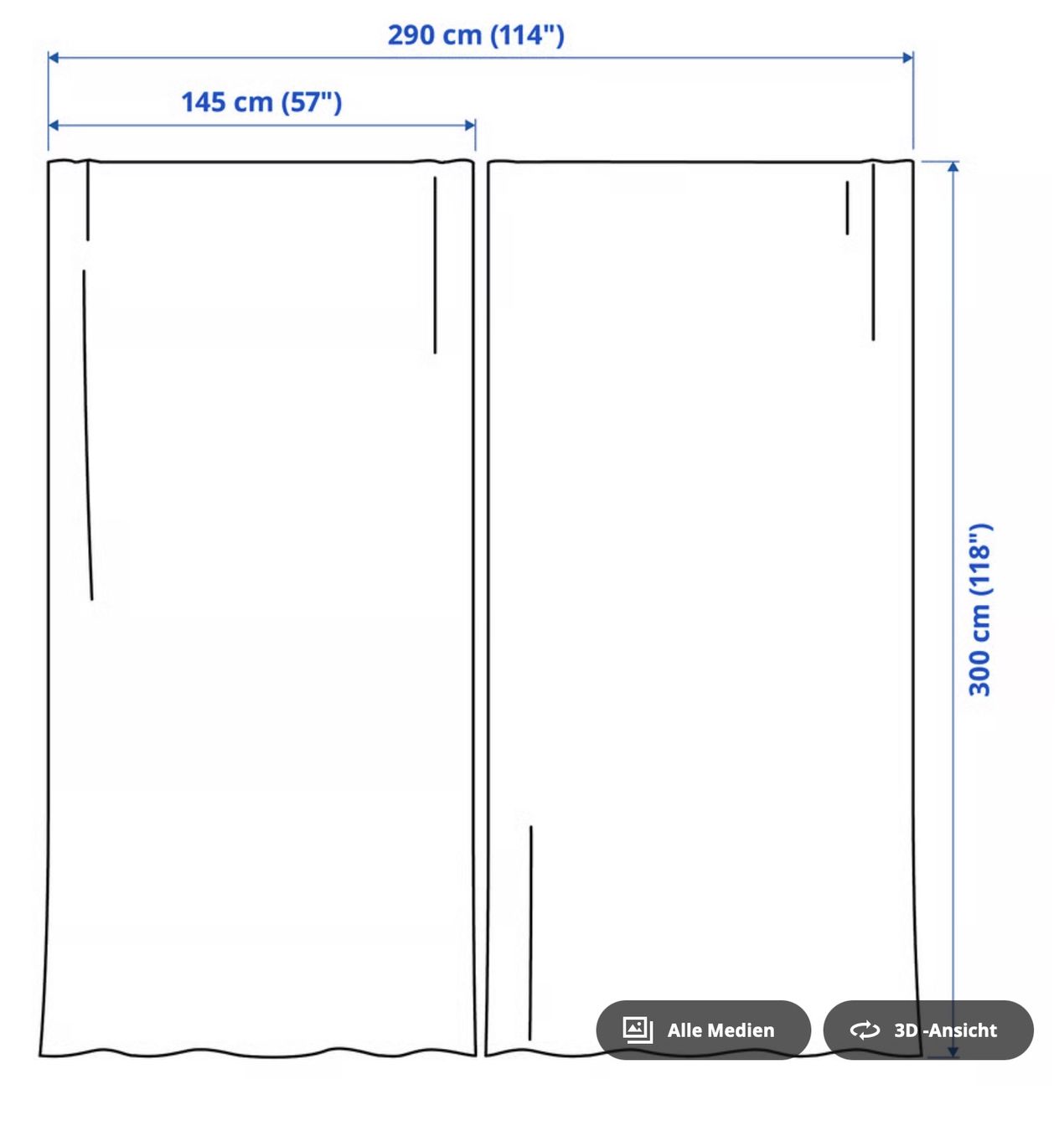 Ikea Vorhänge: Ikea Annakajsa Verdunkelungsvorhänge – Gebraucht aus Zürich von ali_le 2