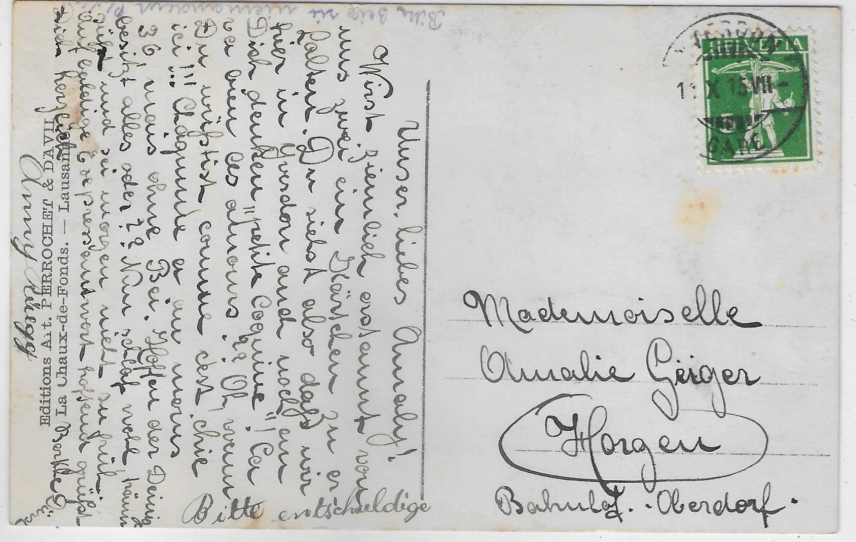 Cartoline postali: Yverdon - Embauchure de la Thiele – Usato da Ettingen venduto da Kartenplanet 1