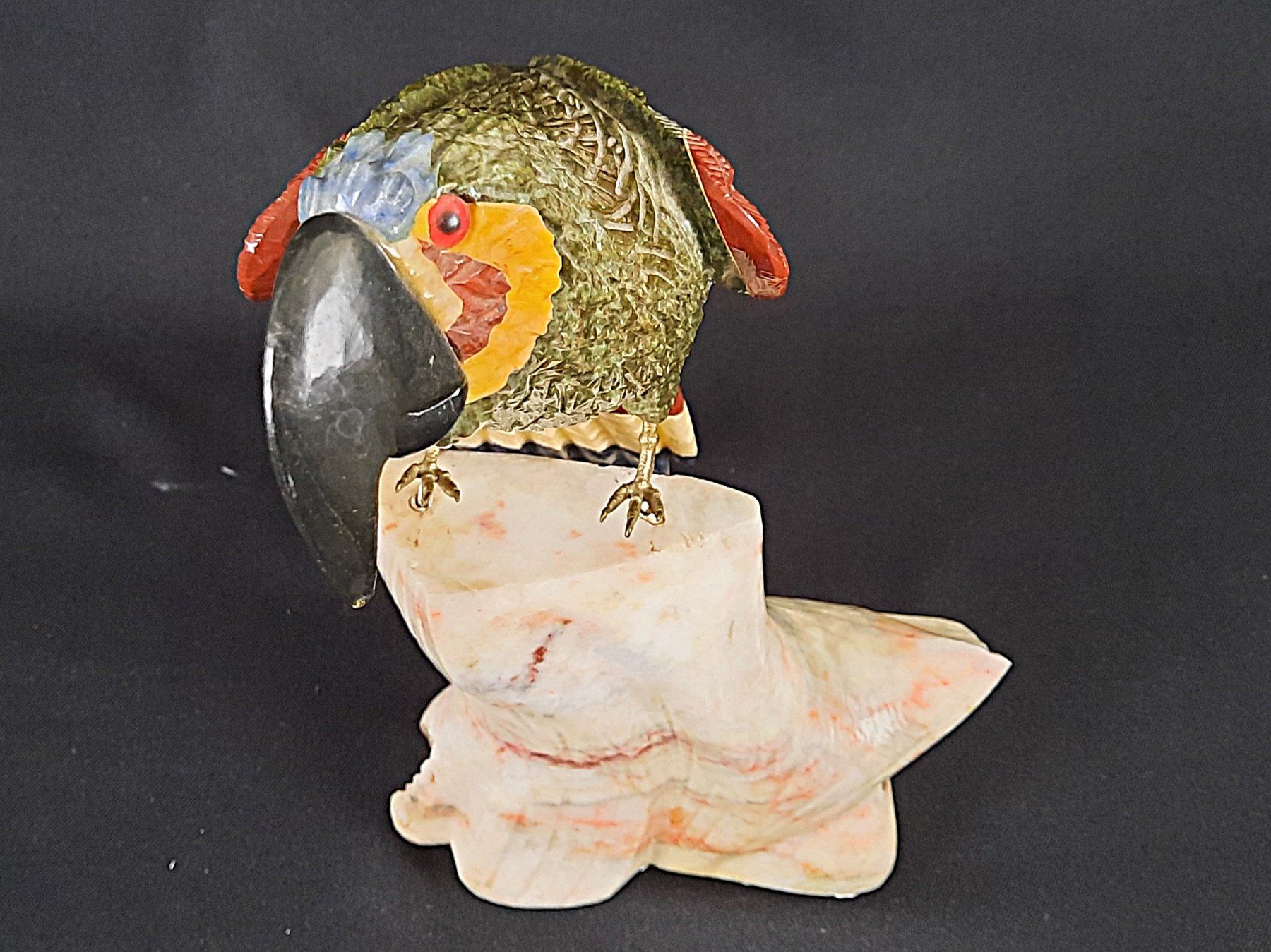 Figuren: Handgeschnitzte Papagei-Figure – Defekt aus Beinwil am See von Restwert_Beinwil 8