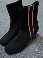 Stiefeletten Damen schwarz gestrickt guter Zustand