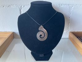 MUSCHEL ANHÄNGER  SPIRALE  VERSTELLBARE HALSKETTE  45-51cm