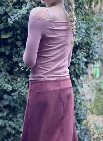 Chic Maglione con decolte di cotone -Tg S/M