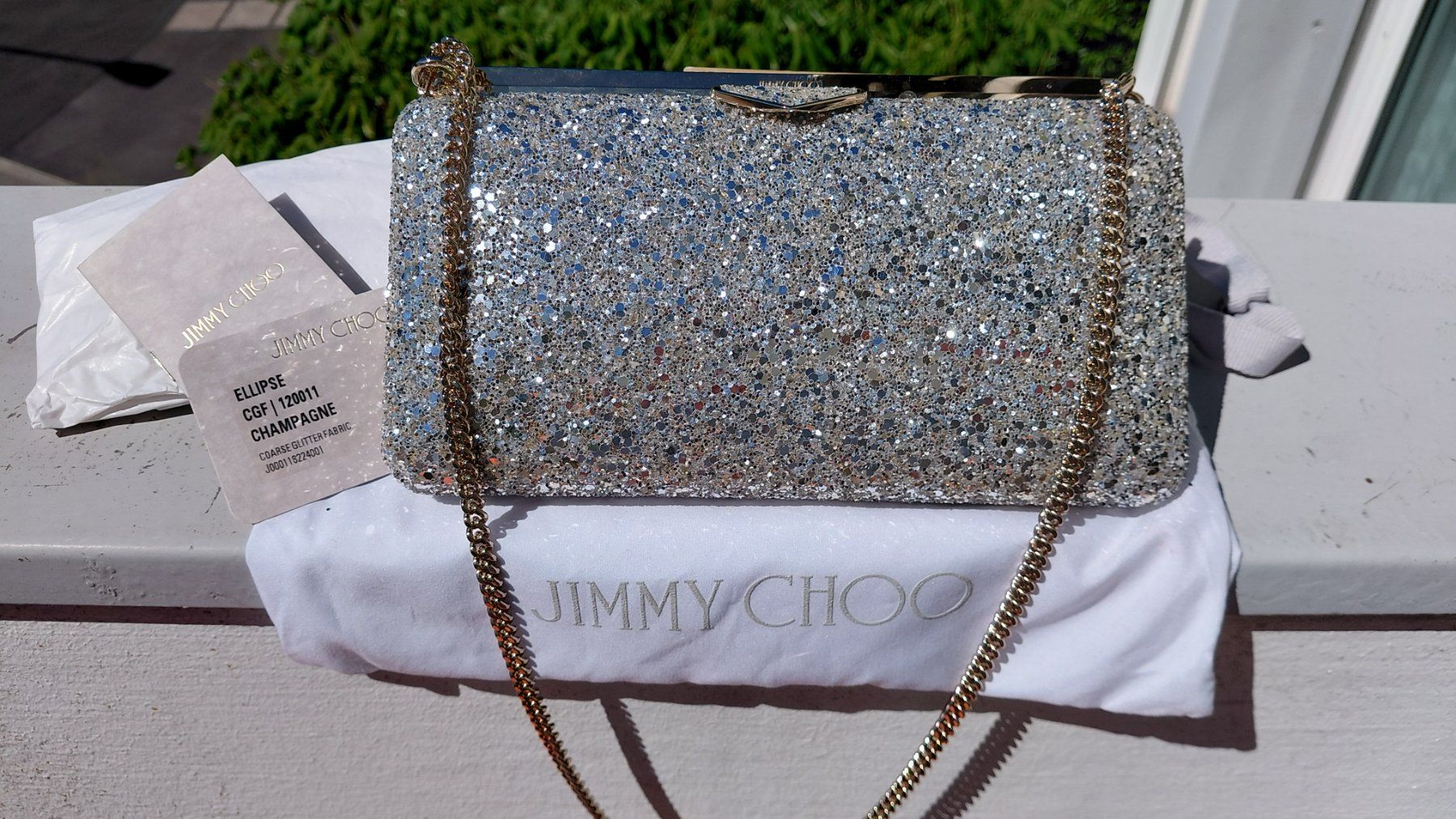 Jimmy Choo Borse da donna: Jimmy Choo Clutch Glitter – Usato da Zürich venduto da ewka