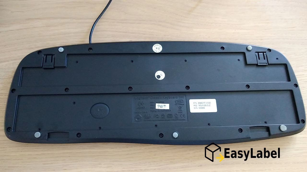 Logitech Tastiere: Logitech Classic Keyboard 200, (EN_UK) – Usato da Glattpark(Opfikon) venduto da easylabel 3