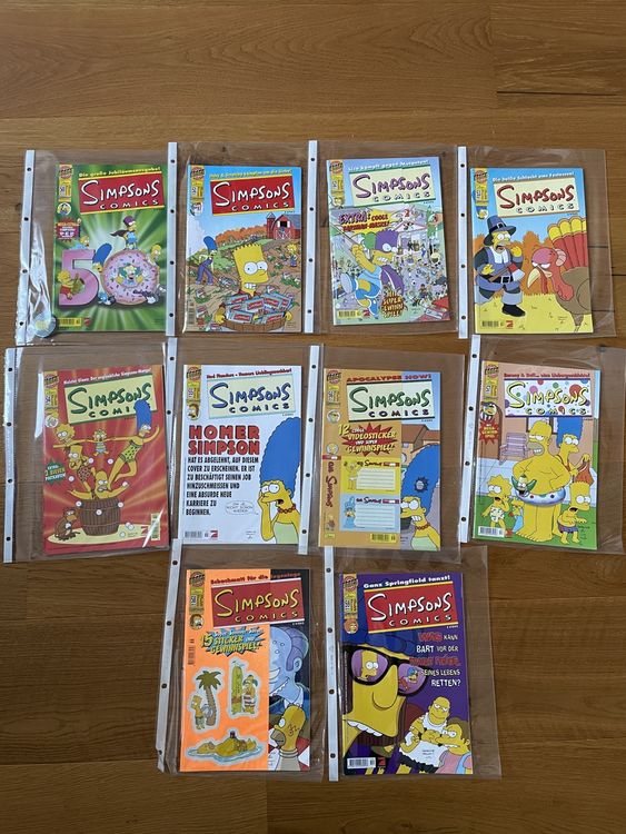 Simpsons Comic Heft Nr. 50 - 59 (Neu (gemäss Beschreibung)) in Zunzgen ...