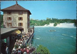 NEUHAUSEN Schlösschen Wörth mit Rheinfall