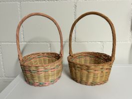 Pretty rattan baskets