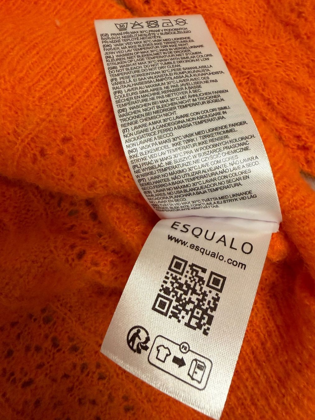 Pullover & Sweatshirts: Esqualo Strickpullover Modell Sweater Cable Ajour Orange – Neu (gemäss Beschreibung) aus rheineck von norwegianwood52 6