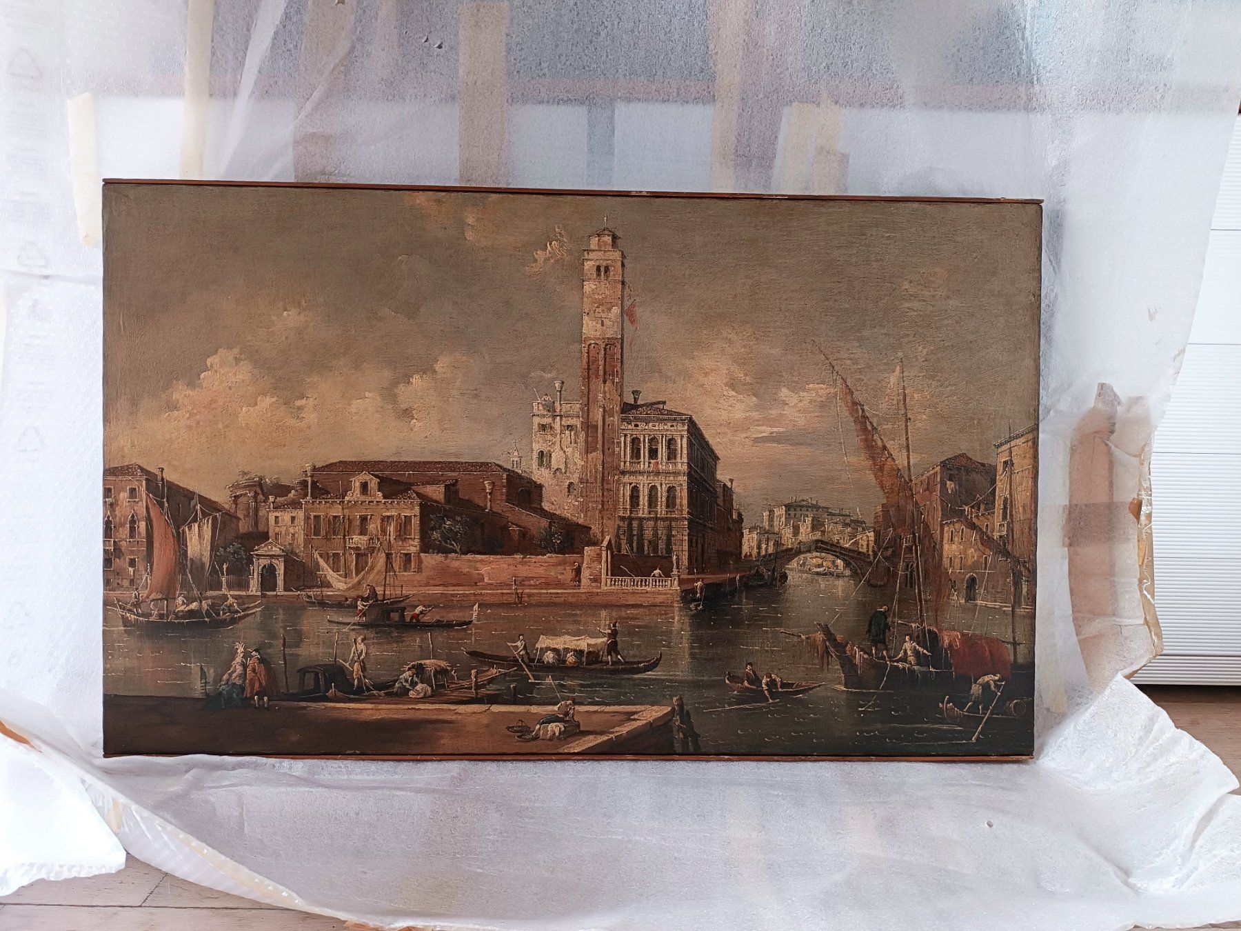 Dipinti: Dipinto antico Venezia cm.60x100 – Usato da Lugano venduto da Maurizio_Collector 1
