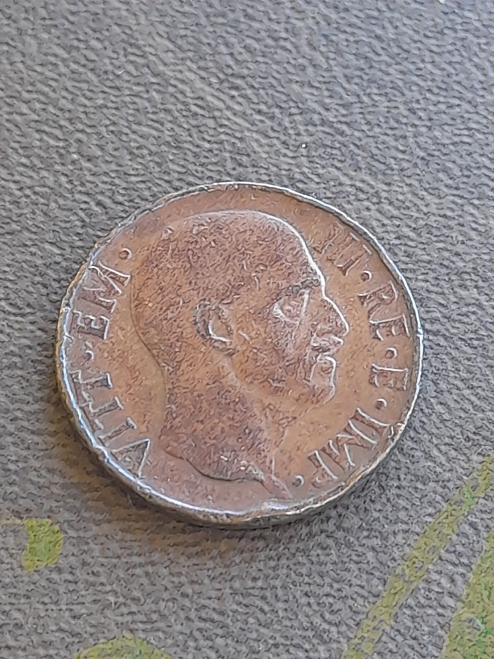 Alle Münzen: 5 Centesimi 1938 Italien  – Gebraucht aus Basel von Basel_20 1