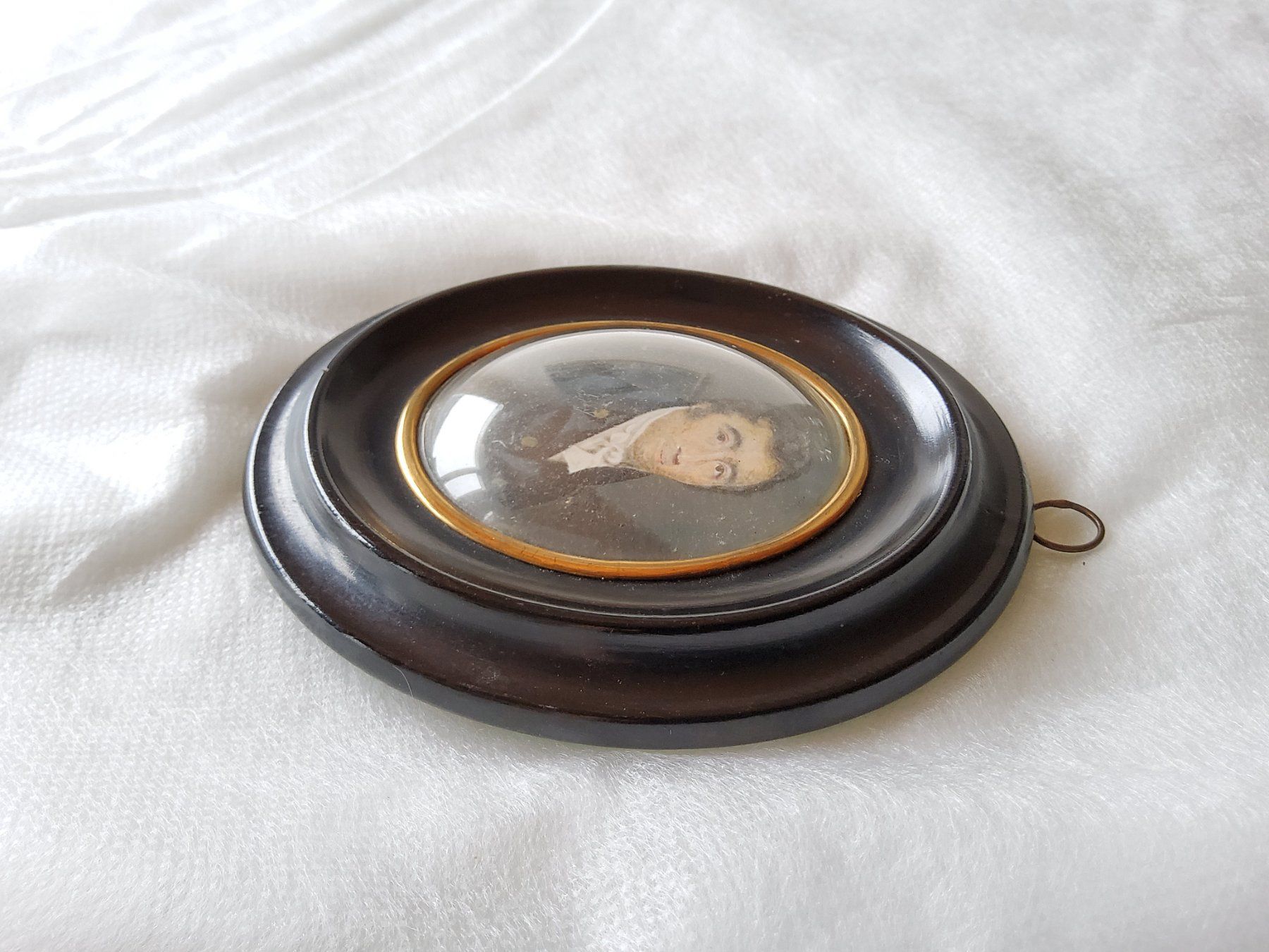 Tableaux: Portrait miniature ancien  – D'occasion à Malleray par Broc-Mo 3
