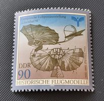DDR 1990 Flugmodelle briefmarke