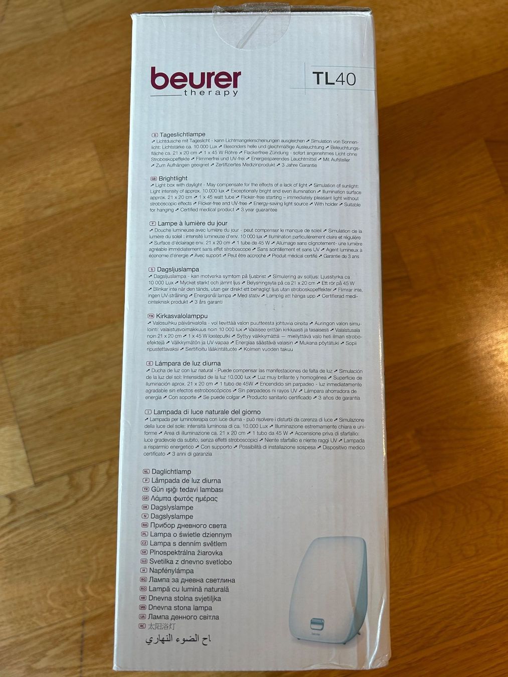 Beurer Lampade: Beurer Lichtlampe TL40 – Usato da Schliern b. Köniz venduto da den_57hf 1