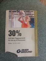 30% Rabatt OVERGROUND Basel Tageseintritt für bis 4 Personen