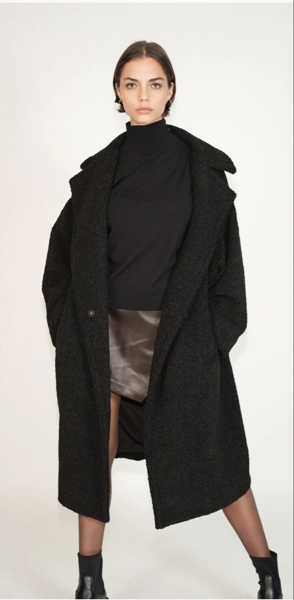 Mäntel: Leonardo Teddy Coat Oversize Black – Neu und originalverpackt aus Winterthur von don_fabio 2