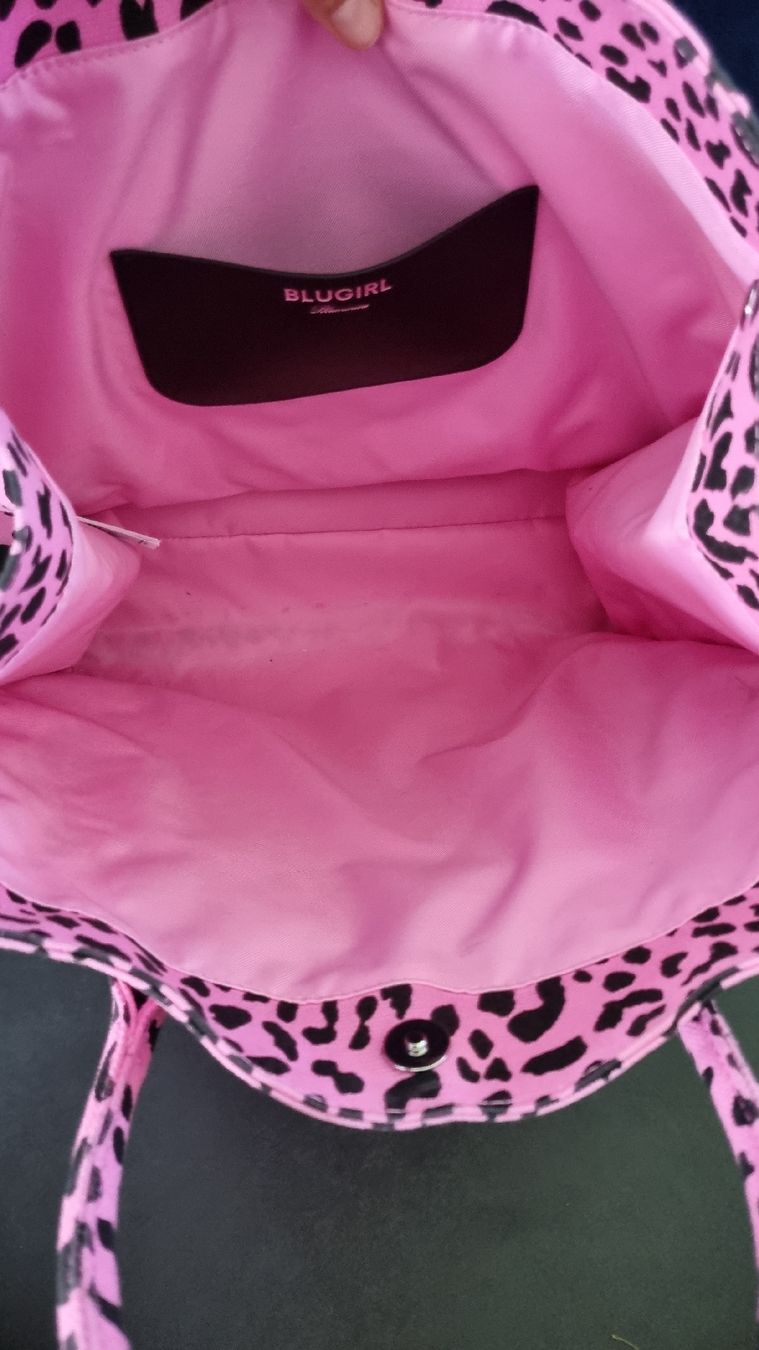 Blugirl Borse da donna: BLUGIRL Tasche Pink Leopard Muster gross – Usato da Bad Zurzach venduto da Mfritzli 2