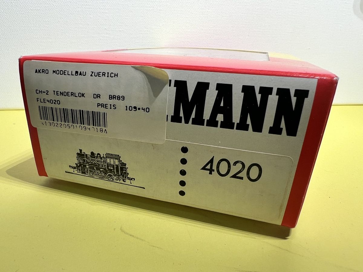 Fleischmann Modellini di ferrovie: Fleischman Dampflok BR89 in 1/87 – Nuovo e nell'imballaggio originale da Weinfelden venduto da Kammerflimmern 6
