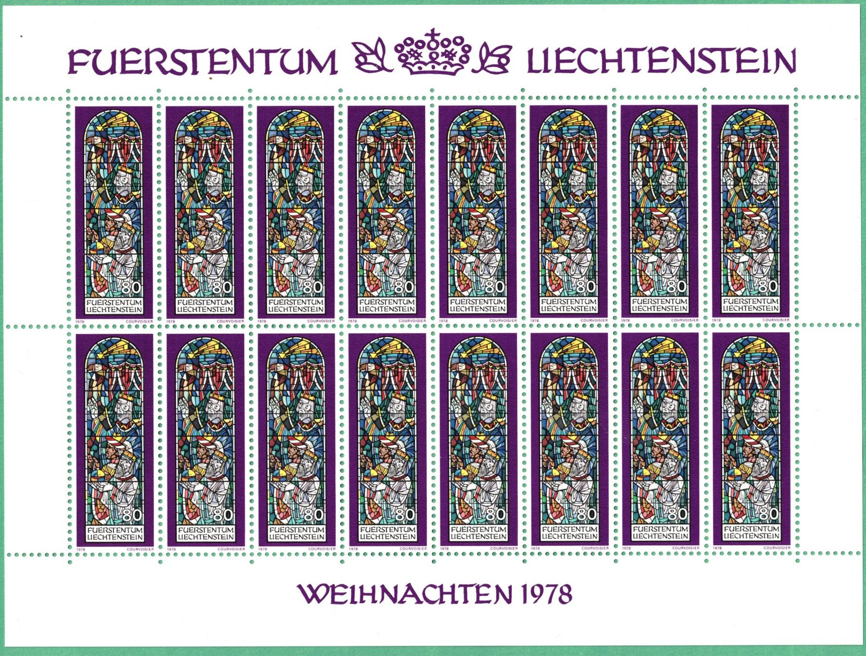 Tutti i francobolli: Kleinbogen   Weihnachten  1978      postfrisch – Nuovo (secondo la descrizione) da Mellingen venduto da Ginger