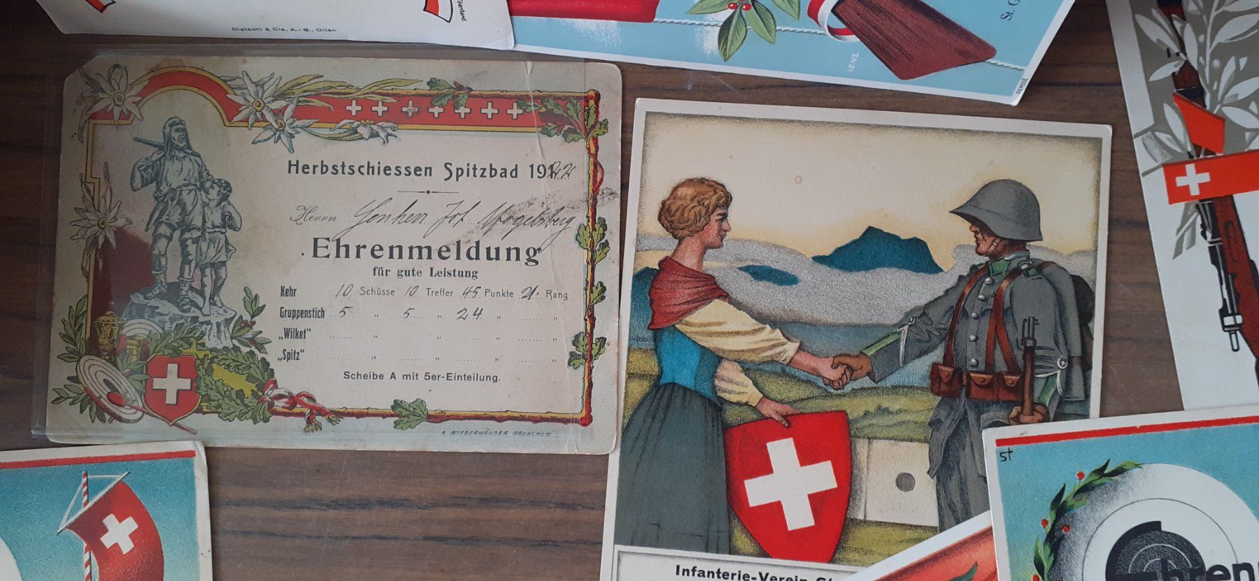 Cartoline postali: Ehrenmeldungen Lot – Usato da Mörschwil venduto da lindaswunderkiste 4