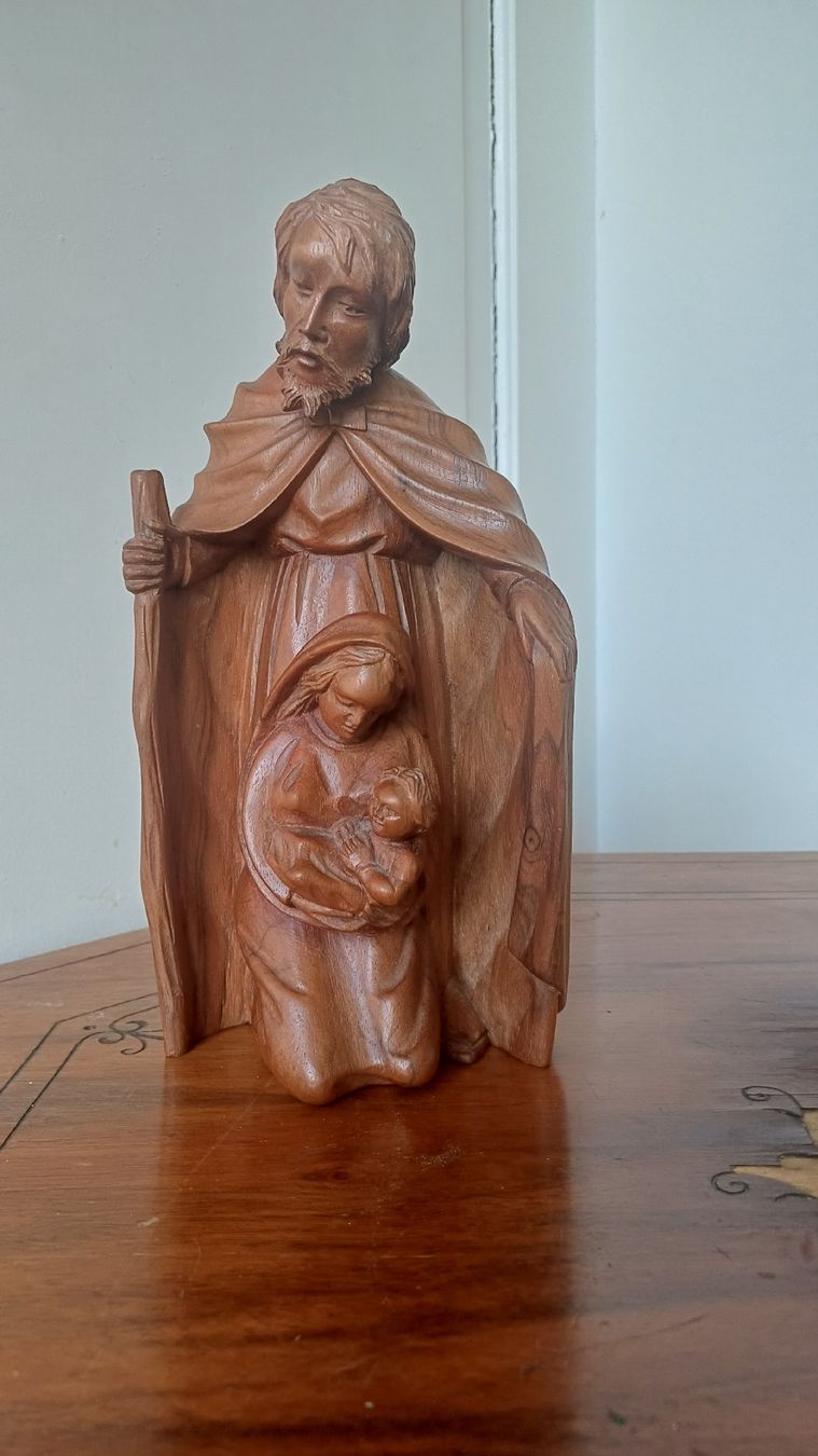 Statuette: Schöne geschnitzte Heiligenfigur  – Usato da Flawil venduto da Naphtali 2