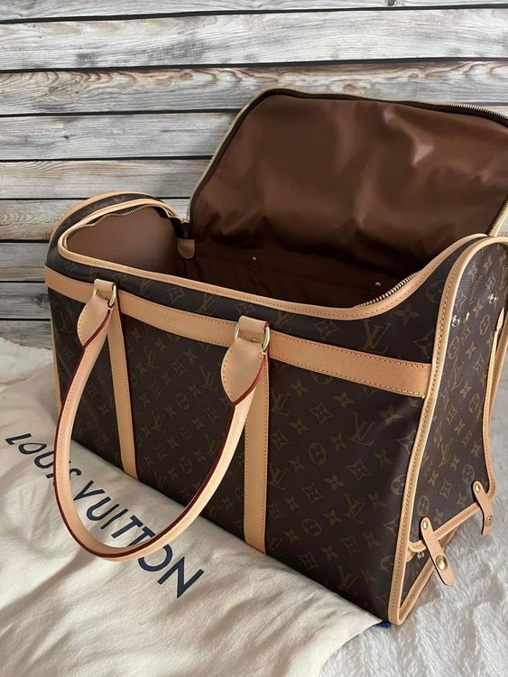 Louis Vuitton Dog Carrier 50 Monogram braun Hundetasche Kaufen auf