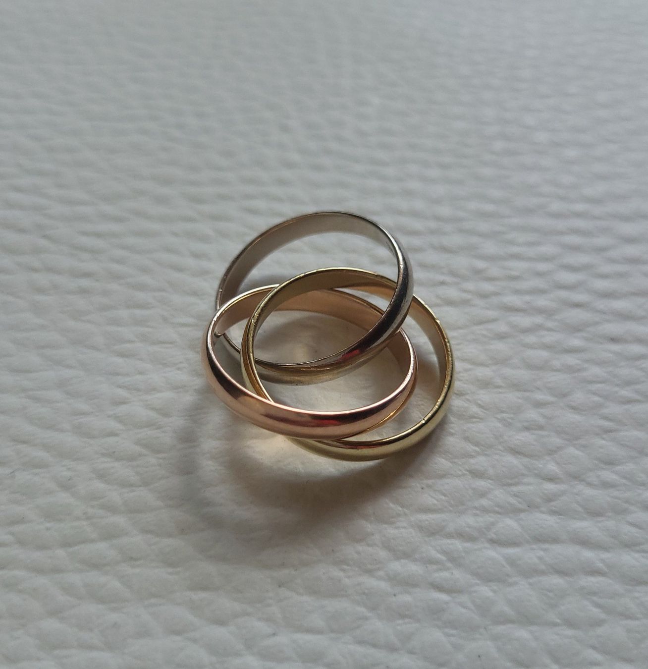 Anelli: Gold 585 Tricolour Ring – Usato da Wald ZH venduto da Dasilver 4