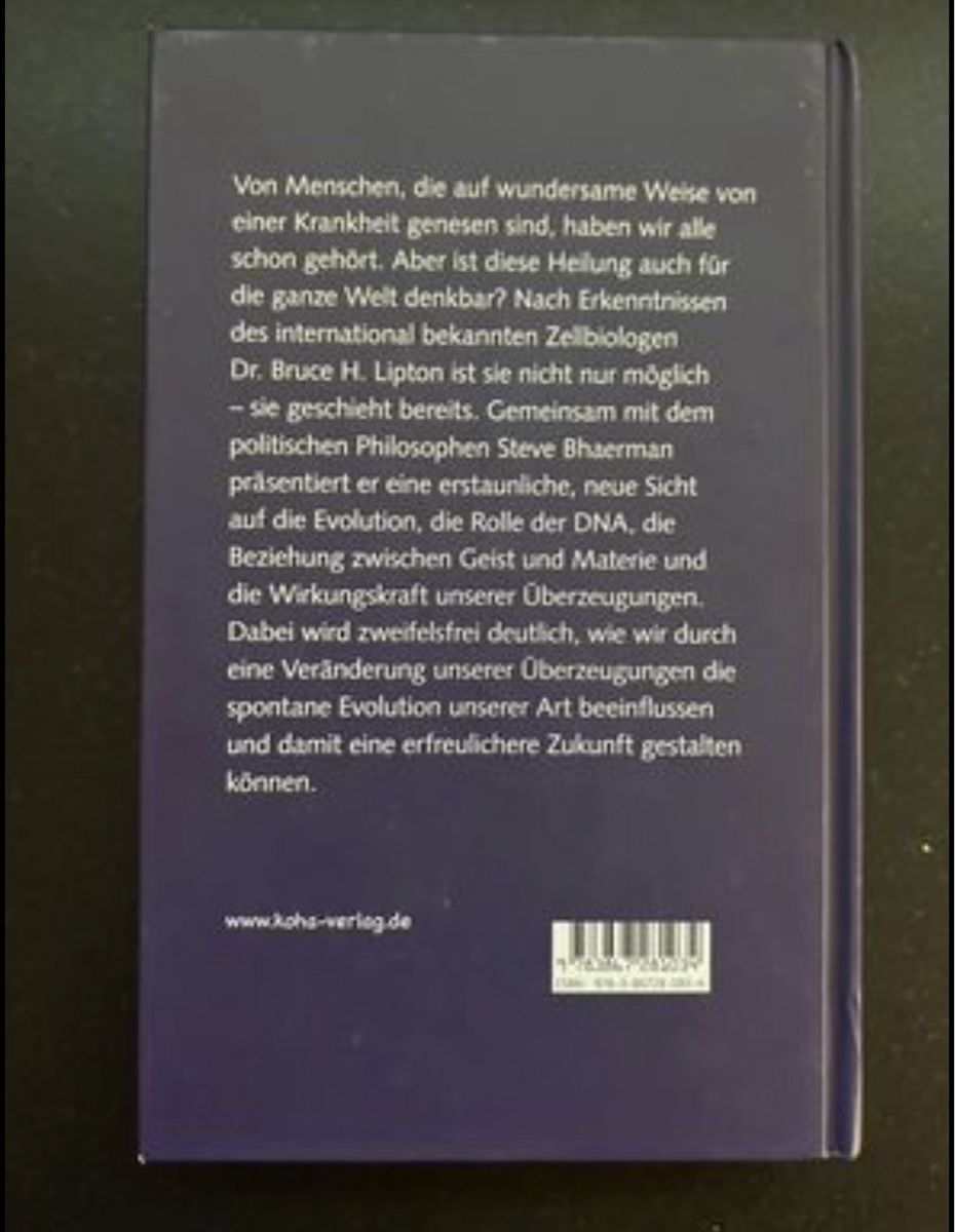 Bücher: Buch Spontane Evolution – Gebraucht aus Brislach von gre_t5pb 2